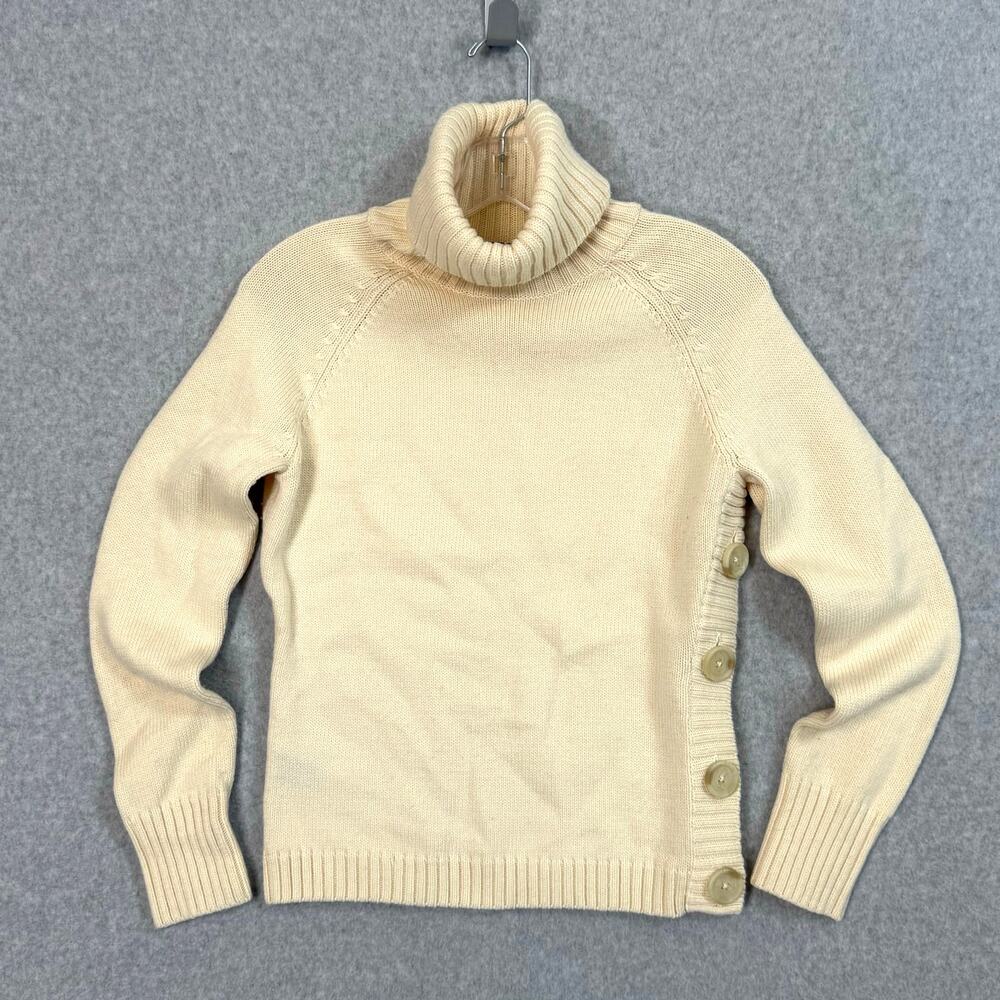 Vtg The Limited Turtleneck Sweater Size M Wool Blend Academia Clean Girl Preppy